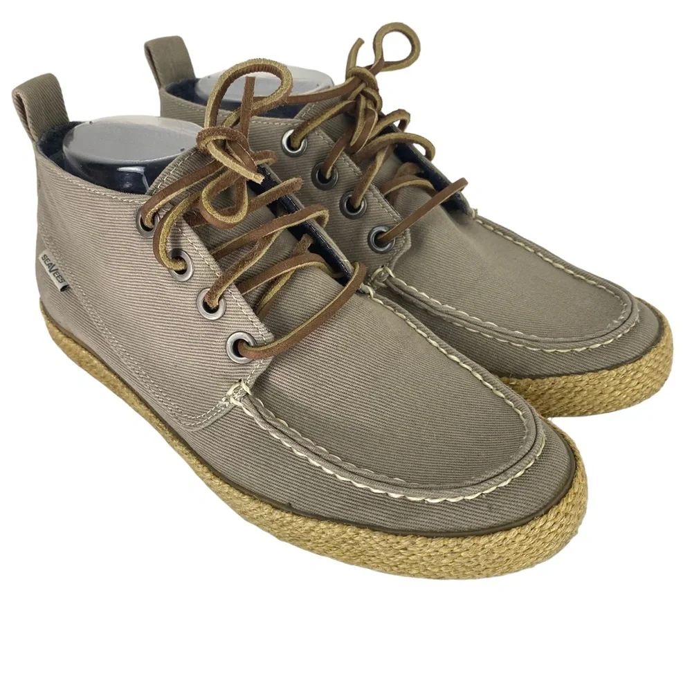 Seavees Bayside Moc Chukka Shoes Boots Size 8